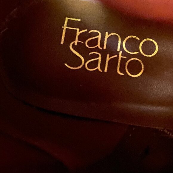 𝅺franco Sarto Brown "haylie" tall boot buckle NEW - Picture 7 of 8